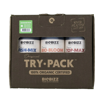 BioBizz Trypack Outdoor Verpackung Vorderseite 