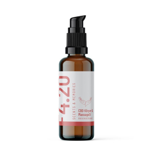 CBD Körper & Massageöl Rosengeranie