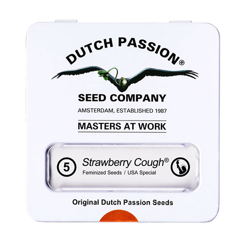 Verpackung der Strawberry Cough Hanfsamen 