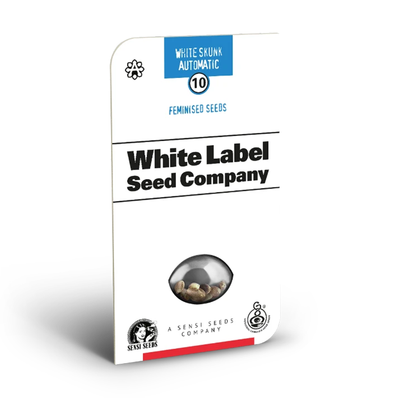 Verpackung der White Skunk Hanfsamen
